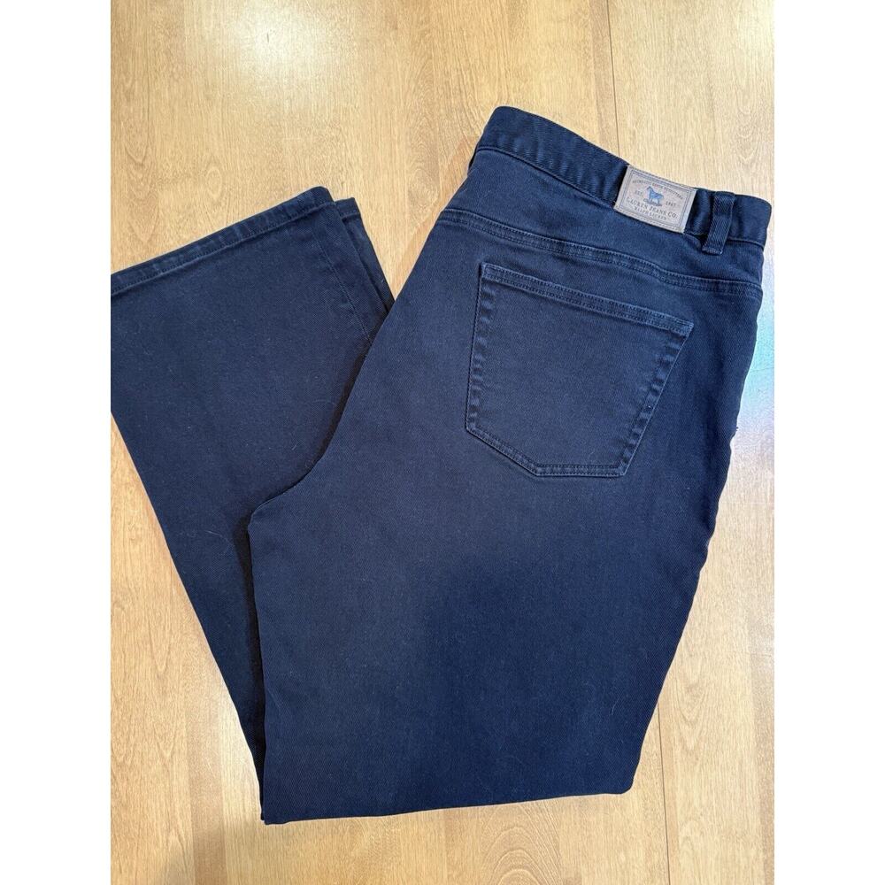 Vintage Lauren Jeans Co. Ralph Lauren Black Denim Womens Size 18W Straight Leg - Picture 4 of 8